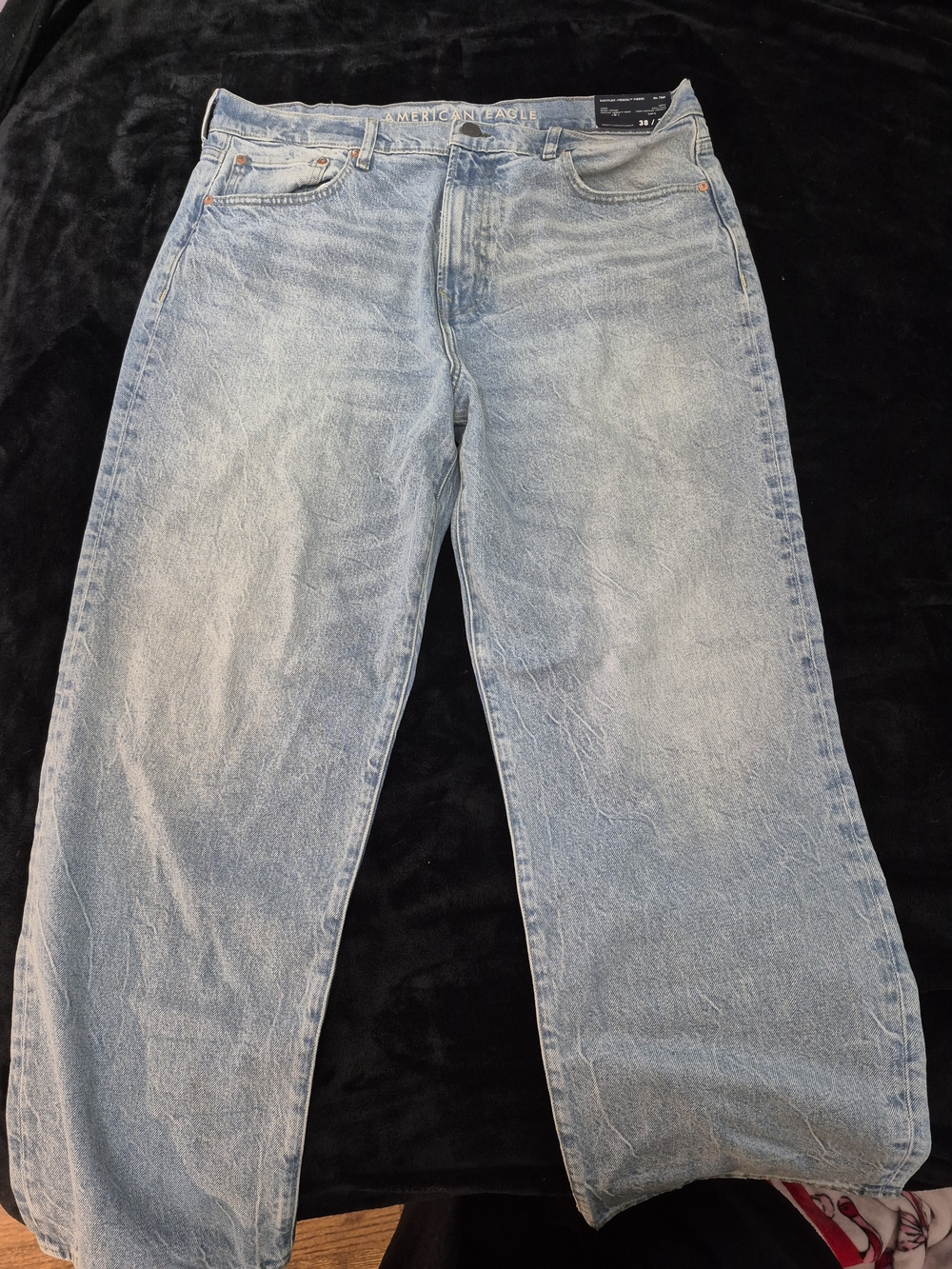 NWT American Eagle Outfitters LOOSE BRIGHT VINTAGE EASYFLEX MENS JEANS